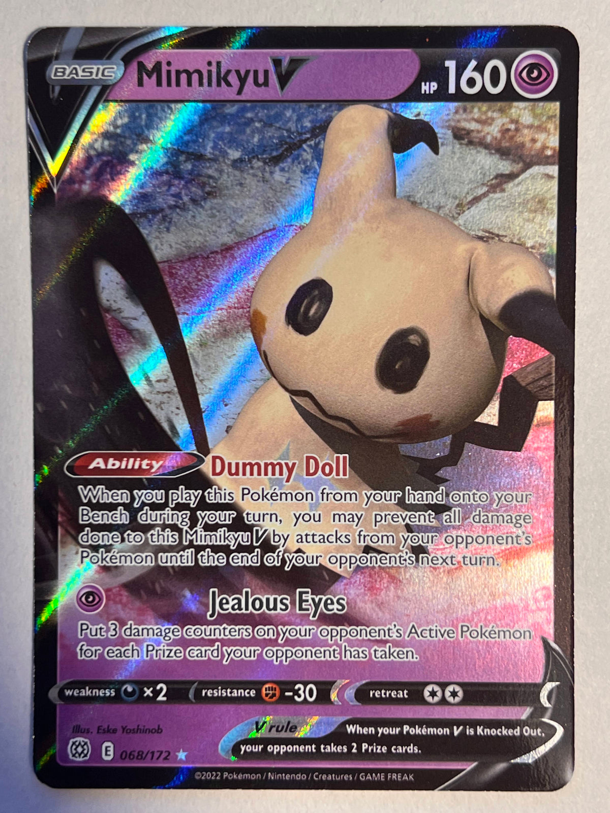 Mimikyu V 068/172 – Brilliant Stars