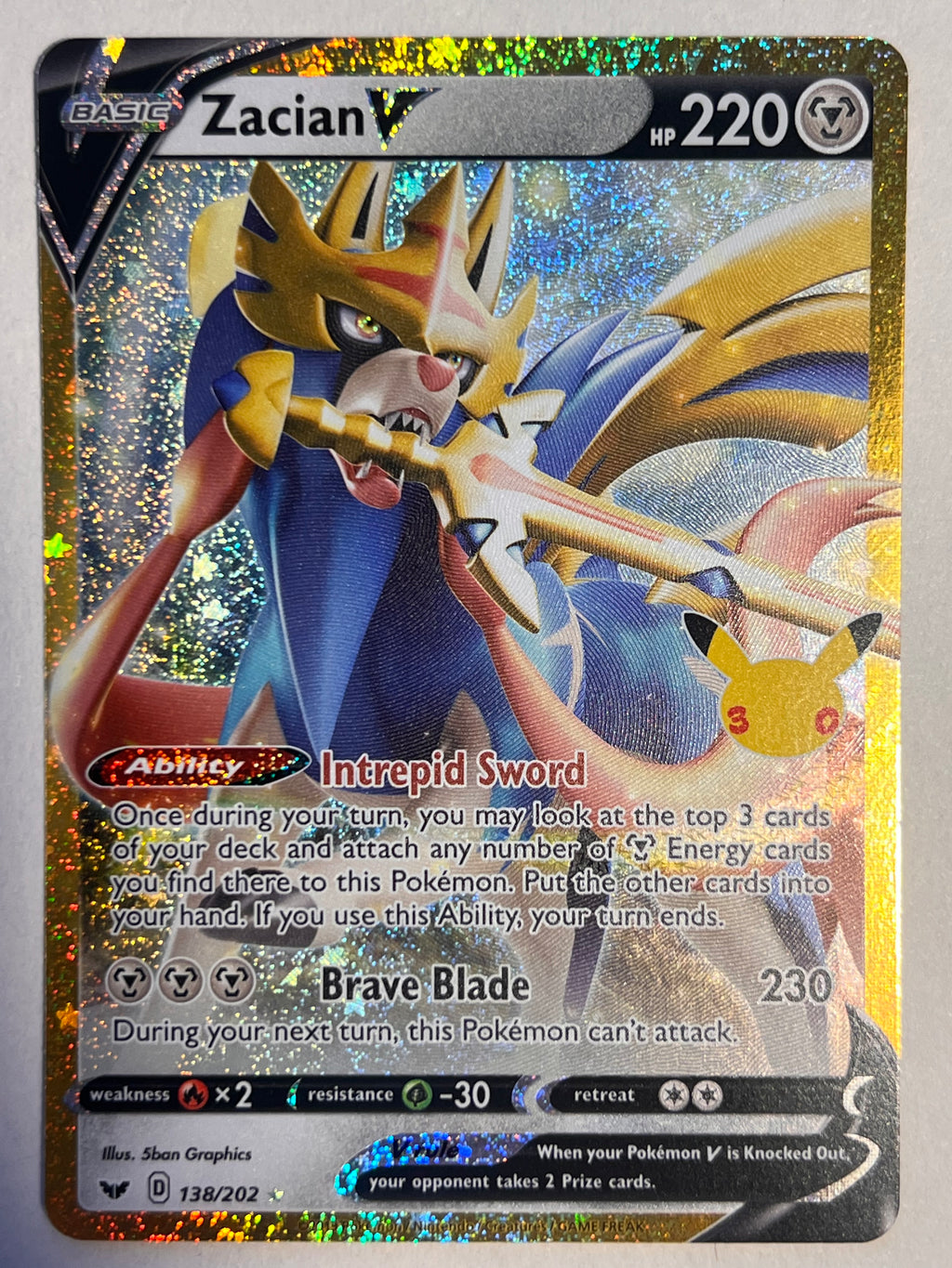 Zacian V 016/025 – Celebrations