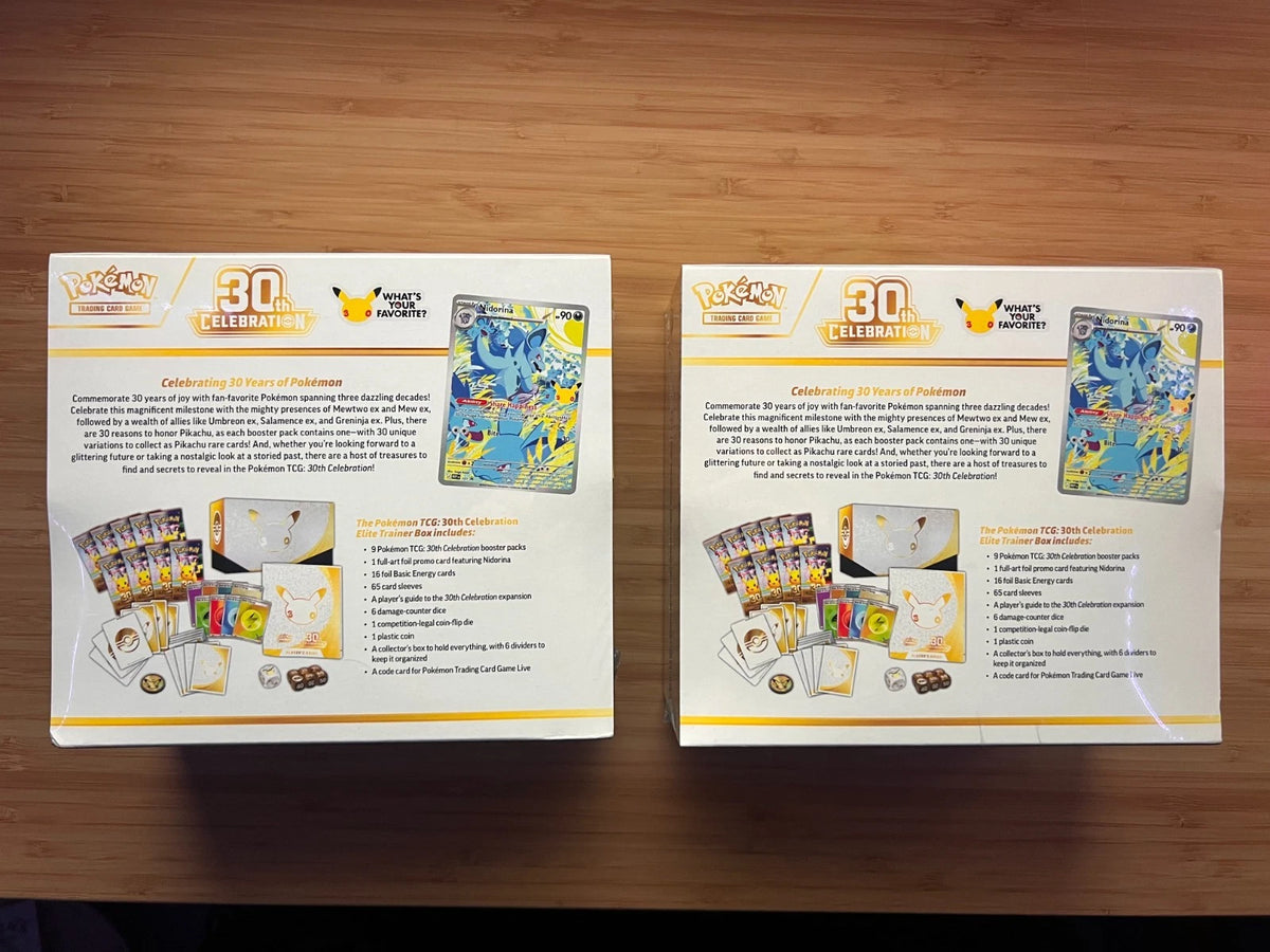 Pokémon TCG: 30th Celebration Elite Trainer Box (ETB)